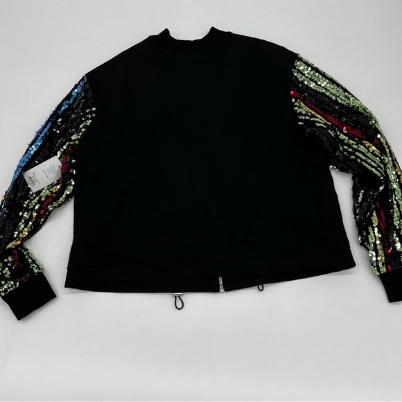 Vylette Rainbow Sequin Bomber Jacket – Size M – NWT – Kohl’s – $68 MSRP - Picture 2 of 12